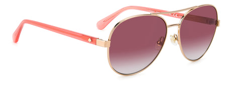 Kate Spade Averie/S 205496 Rose Gold/ Burgundy Shaded Polarized