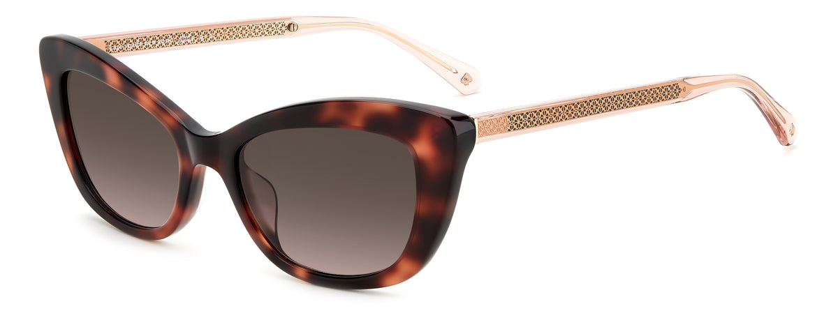 Kate Spade Merida/G/S 205501 Beige/ Brown Shaded 54 / Plastic / Acetate