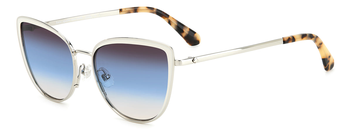 Kate Spade Staci/G/S 205502 Palladium/ Brown Teal 56 / Plastic / Metal
