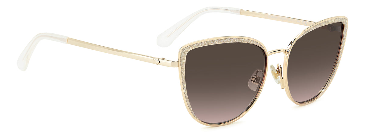 Kate Spade Staci/G/S 205502 Gold/ Brown Shaded 56 / Plastic / Metal