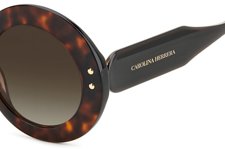 Carolina Herrera HER 0081/S Havana/ Brown Shaded Lens