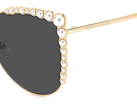 Carolina Herrera HER 0076/S Rose Gold/ Brown Shaded Lens