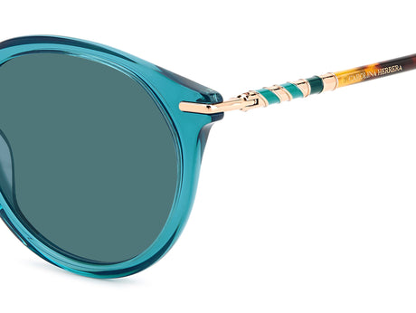 Carolina Herrera HER 0092/S Teal Havana/ Blue Lens
