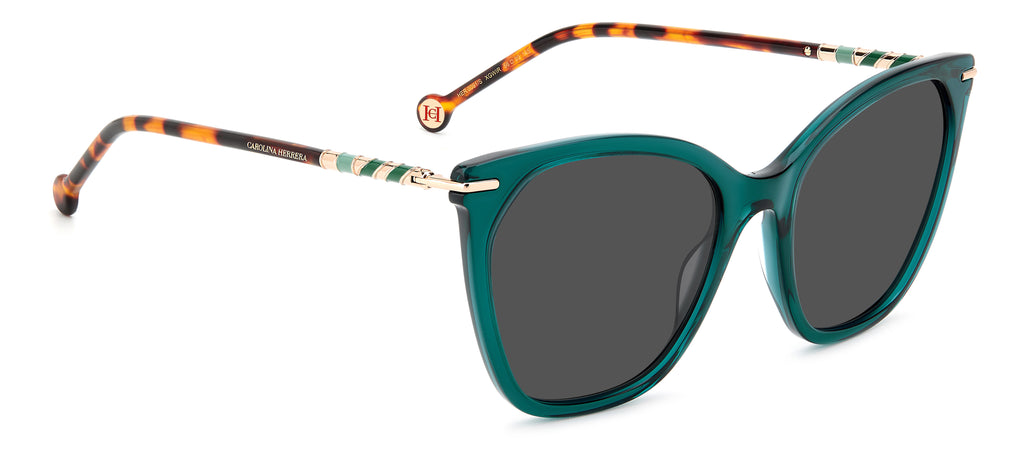 Carolina Herrera HER 0091/S Green Havana/ Grey Lens 56 / Plastic / Acetate