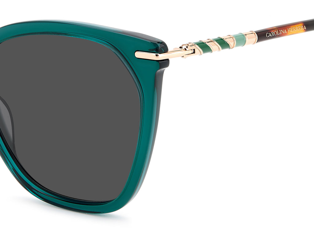 Carolina Herrera HER 0091/S Green Havana/ Grey Lens 56 / Plastic / Acetate