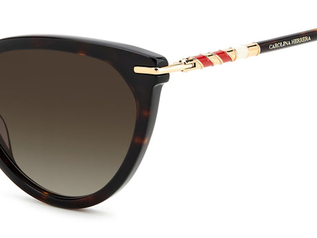 Carolina Herrera HER 0093/S Havana/ Brown Shaded Lens