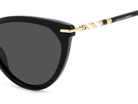 Carolina Herrera HER 0093/S Black/ Grey Lens
