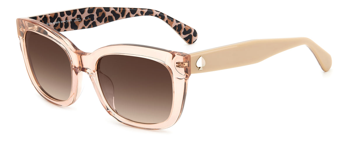 Kate Spade Tammy/S 205497 Beige Pattern/ Brown Shaded 53 / Plastic / Acetate