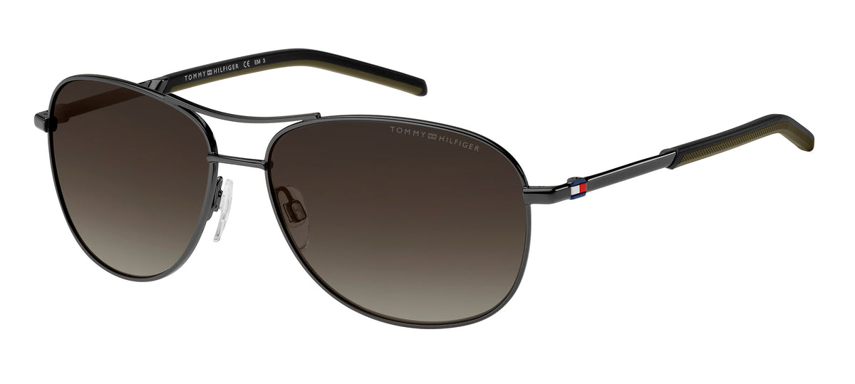 Tommy Hilfiger TH 2023/S Dark Ruthenium/ Brown Shaded