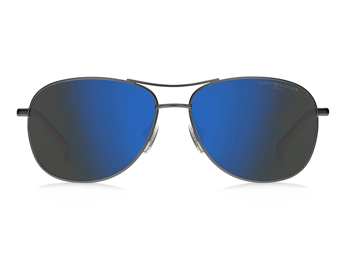 Tommy Hilfiger TH 2023/S Matte Dark Ruthenium/ Blue Multilayer High Contrast