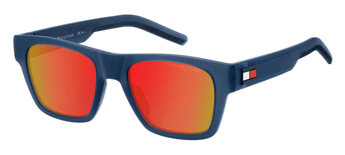 Tommy Hilfiger TH 1975/S Matte Blue/ Red Multlayer Highcontrast
