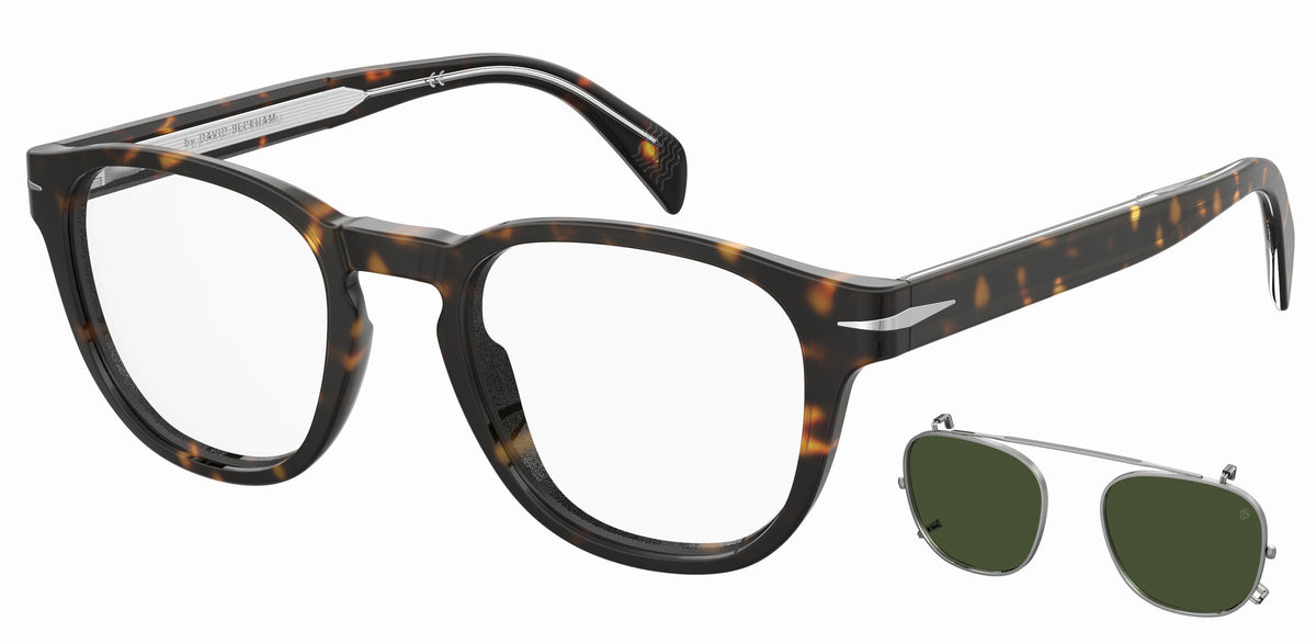 David Beckham DB 1117/CS Havana/ Green Lens