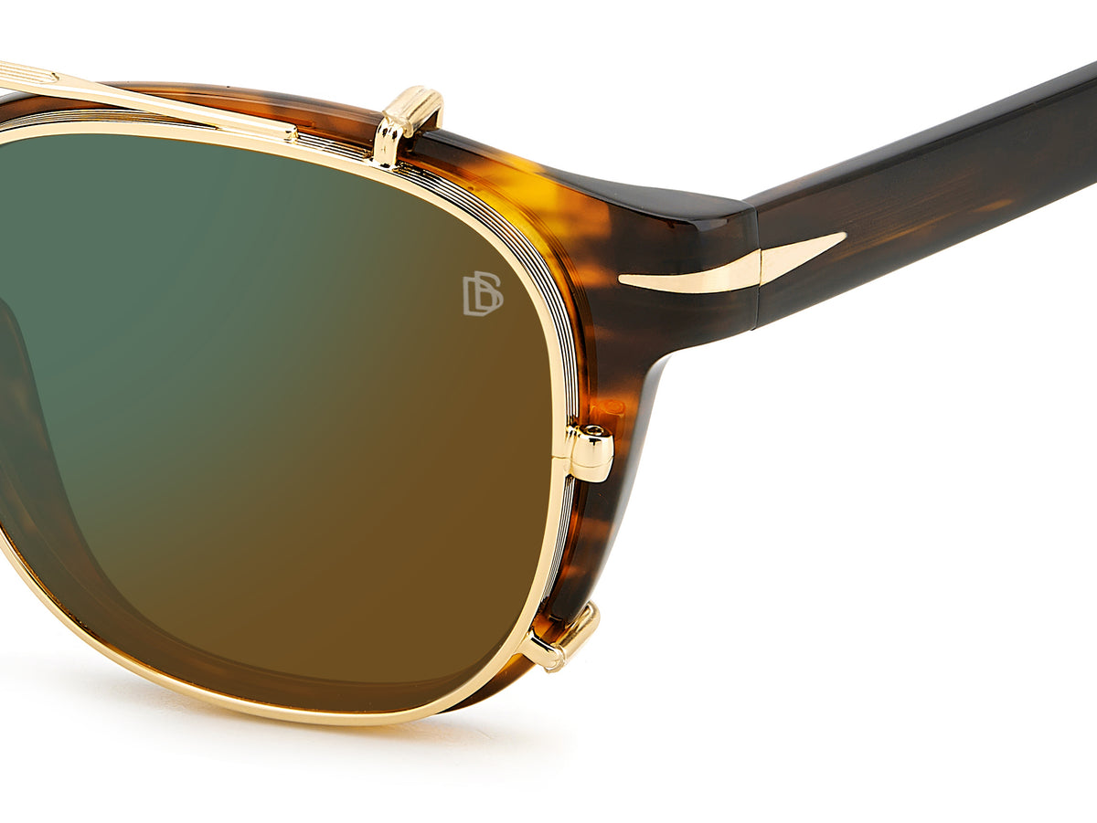 David Beckham DB 1117/CS Red Havana/ Green Lens