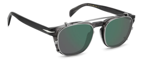 David Beckham DB 1117/CS Grey Horn/ Green Lens
