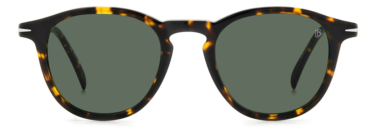 David Beckham DB 1114/S Havana Ruthenium/ Green Lens