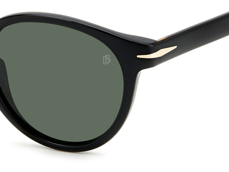 David Beckham DB 1111/S Black Havana/ Green Lens