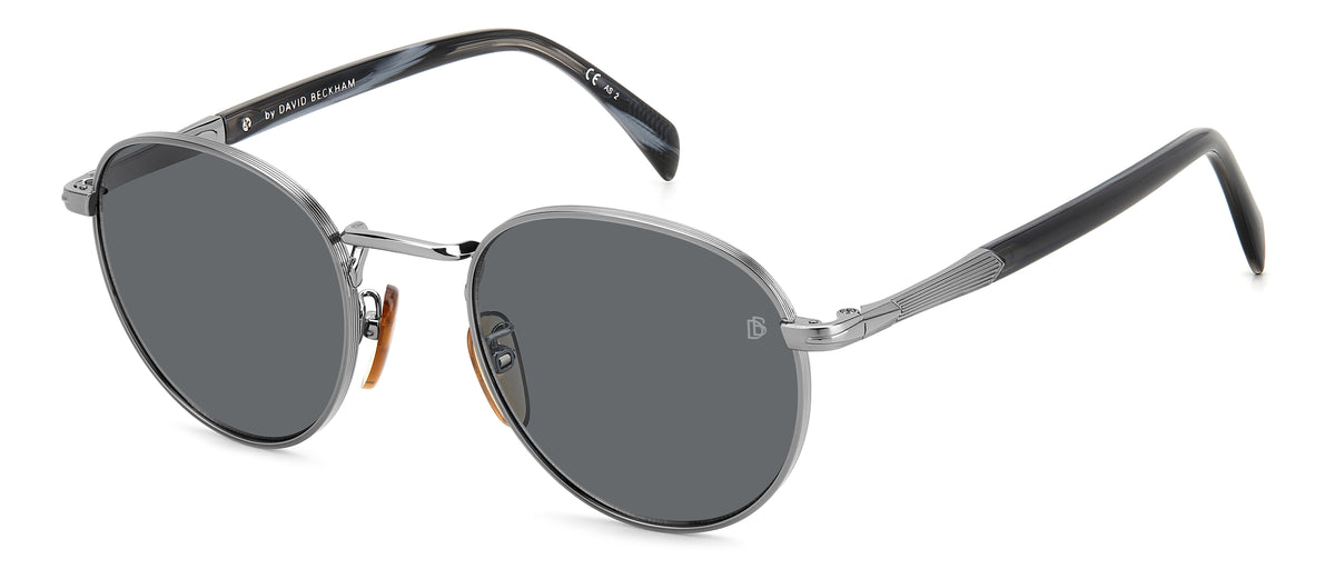 David Beckham DB 1116/S Ruthenium Grey Horn/ Grey Lens