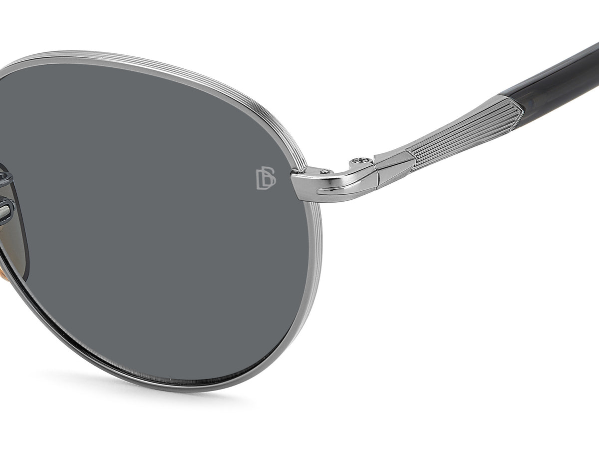 David Beckham DB 1116/S Ruthenium Grey Horn/ Grey Lens