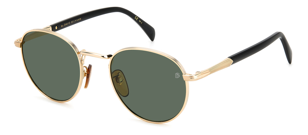 David Beckham DB 1116/S Gold Black_/ Green Lens