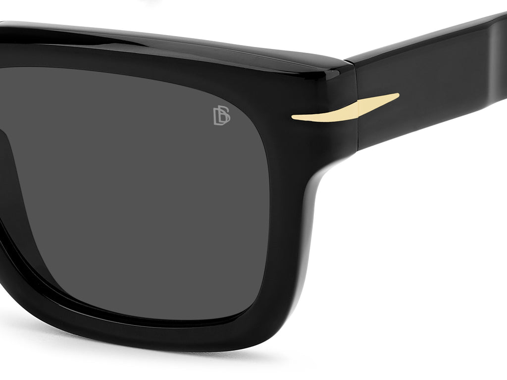 David Beckham DB 7100/S Black/ Grey Lens