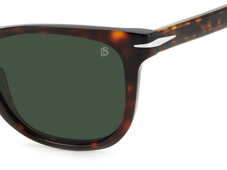 David Beckham DB 1113/S Havana/ Green Lens