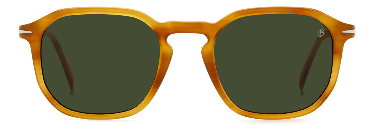 David Beckham DB 1115/S Striped Yellow/ Green Lens