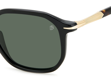 David Beckham DB 1115/S Black Havana/ Green Lens