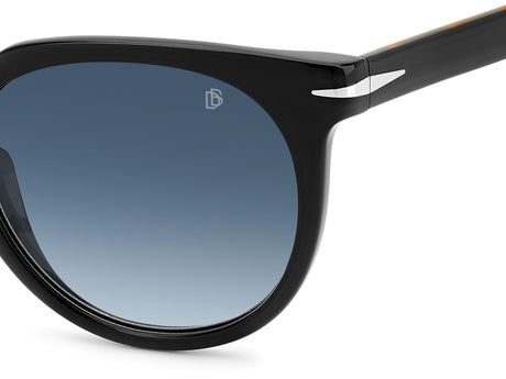 David Beckham DB 1112/S Black Havana/ Blue Lens