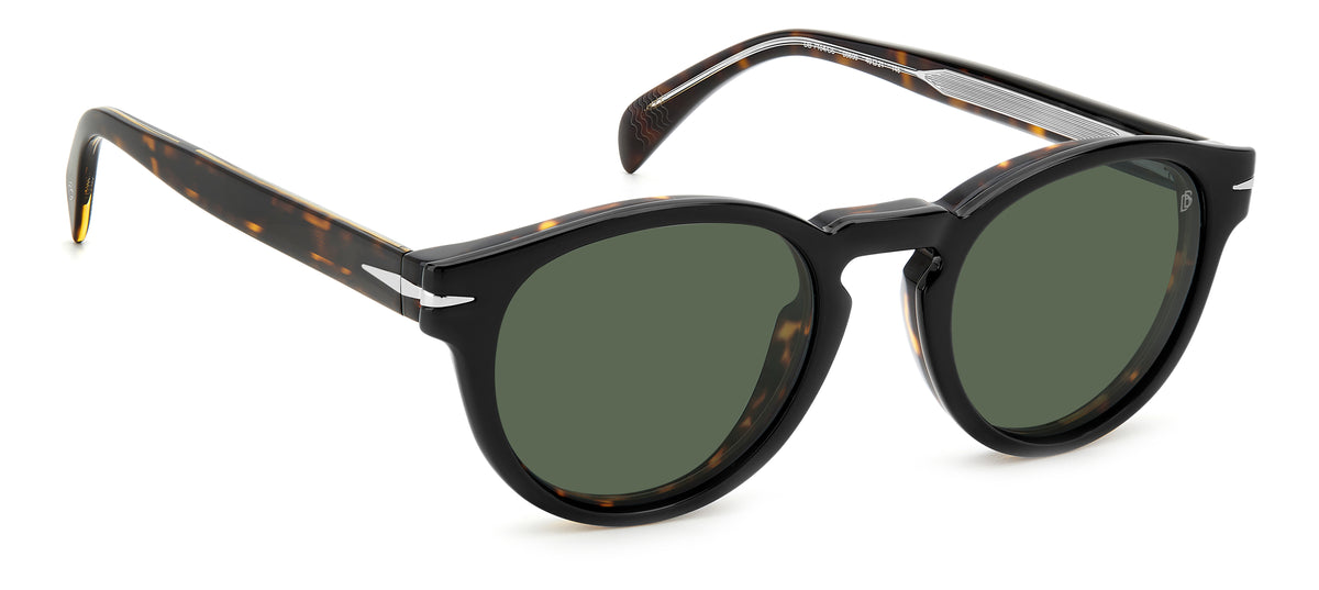 David Beckham DB 7104/CS Havana/ Green Lens Polarised