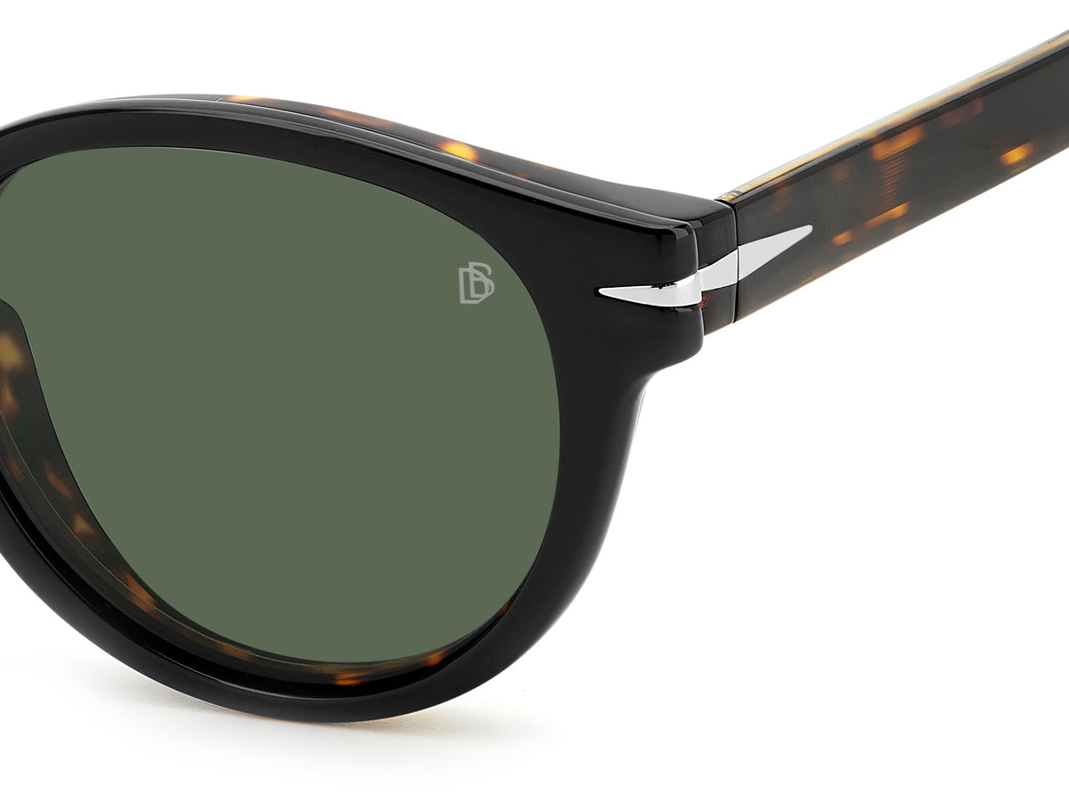 David Beckham DB 7104/CS Havana/ Green Lens Polarised