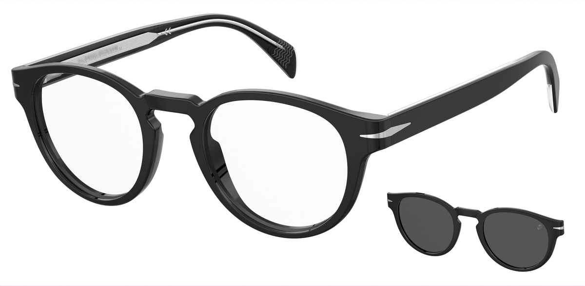 David Beckham DB 7104/CS Black/ Grey Lens Polarised