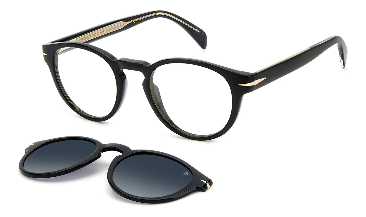 David Beckham DB 7104/CS Black/ Grey Shaded Lens Polarised