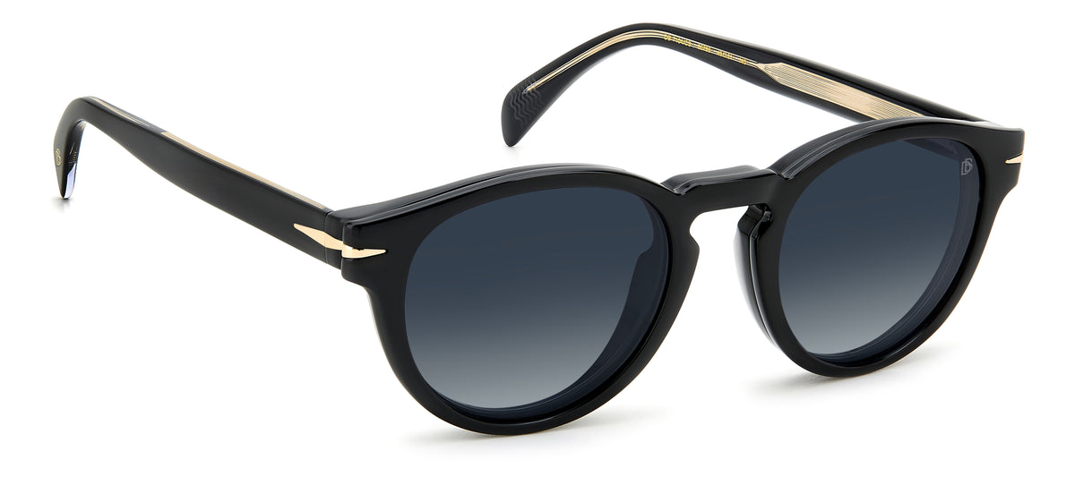 David Beckham DB 7104/CS Black/ Grey Shaded Lens Polarised