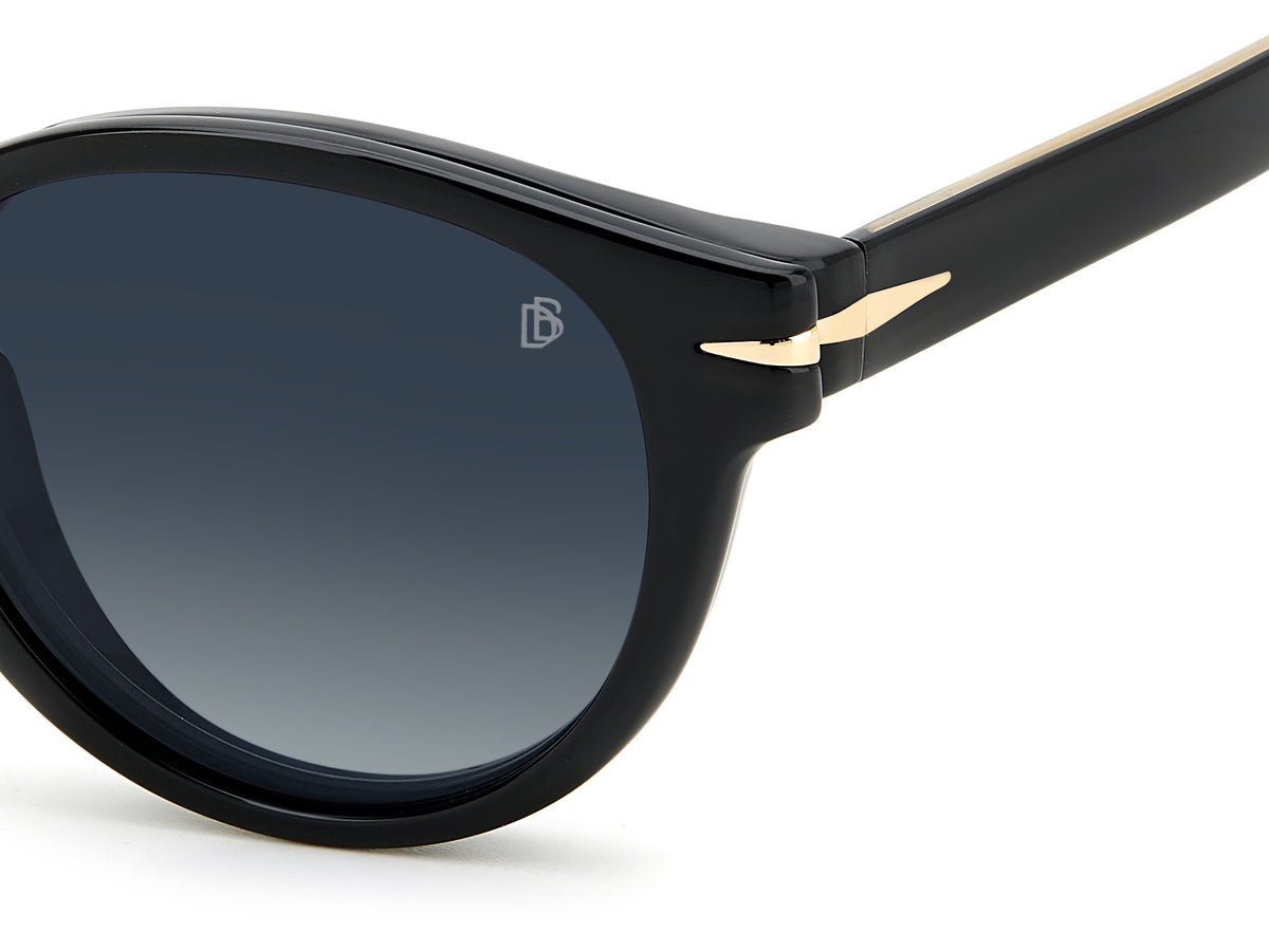 David Beckham DB 7104/CS Black/ Grey Shaded Lens Polarised