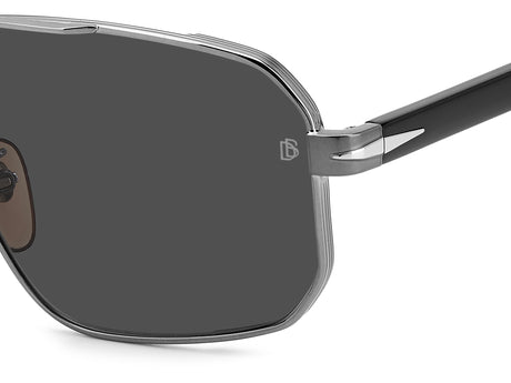 David Beckham DB 7102/S Ruthenium Black/ Grey Lens Polarised
