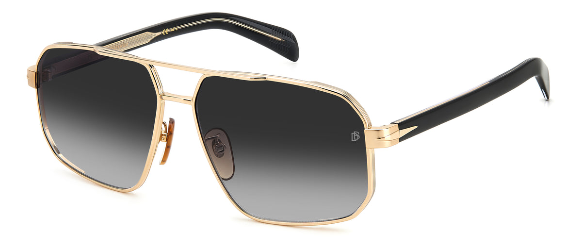 David Beckham DB 7102/S Gold Black_/ Grey Lens
