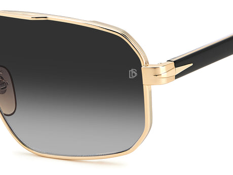 David Beckham DB 7102/S Gold Black_/ Grey Lens
