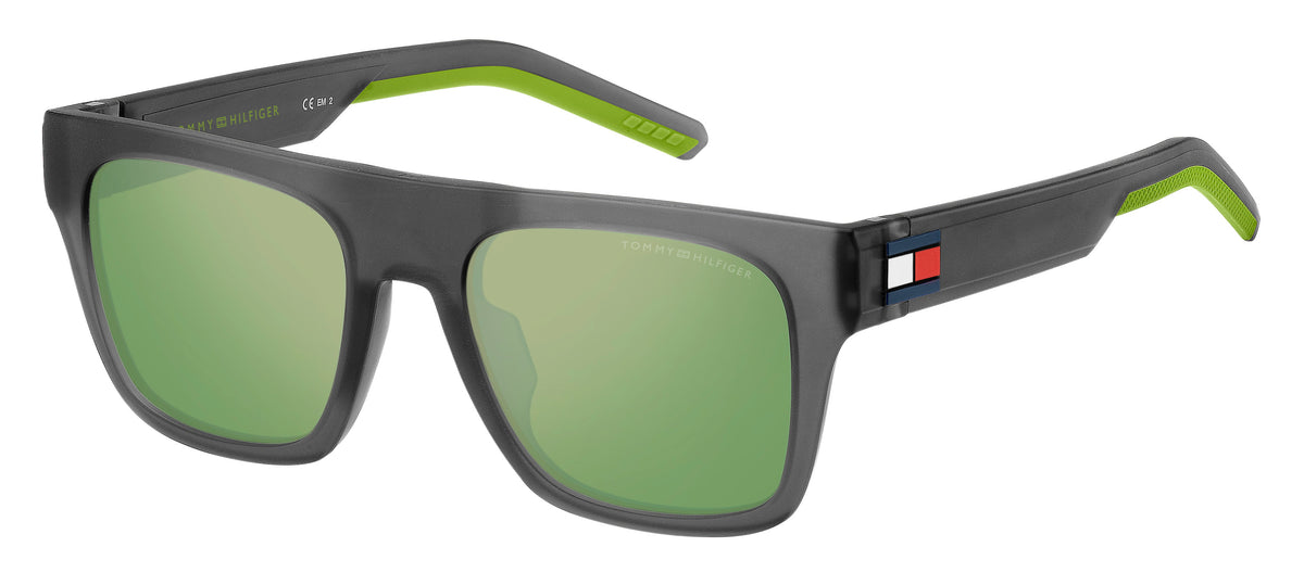 Tommy Hilfiger TH 1976/S Matte Grey/ Green Mirror