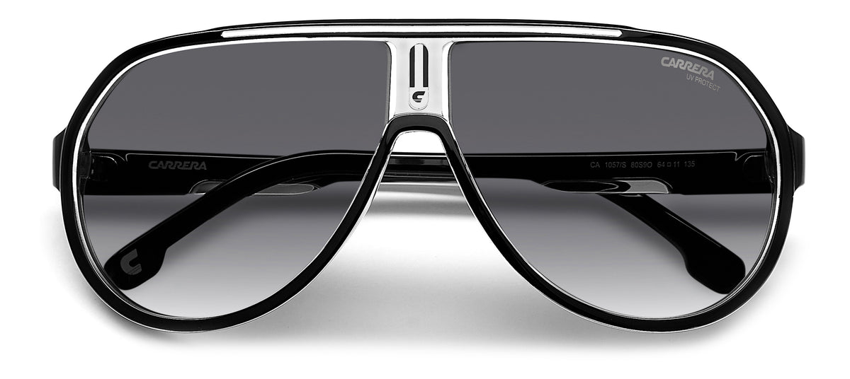 CARRERA 1057/S-64-80S 9O BLCK WHTE