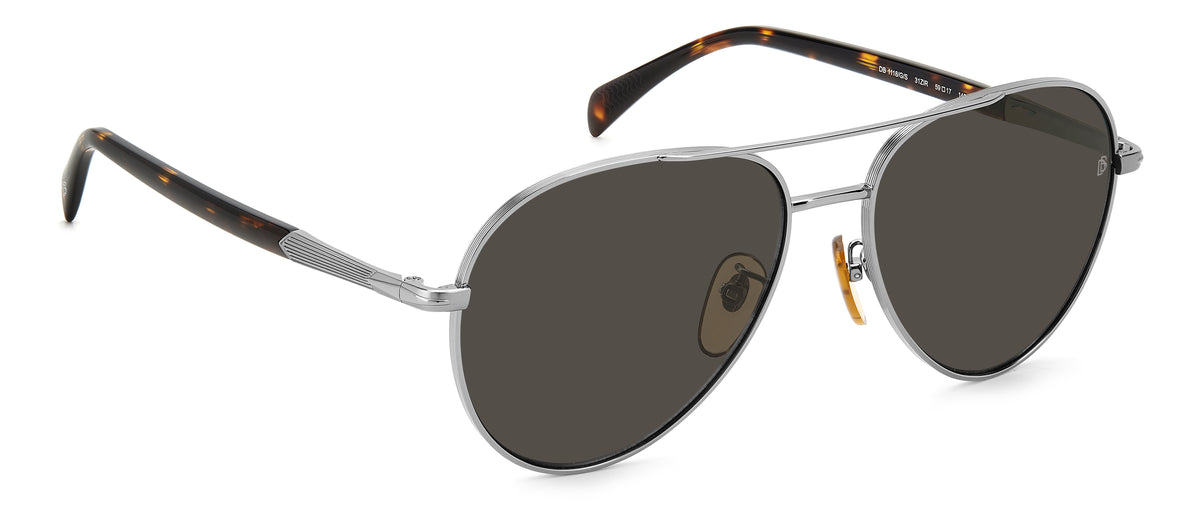 David Beckham DB 1118/G/S Ruthenium Havana/ Grey Lens