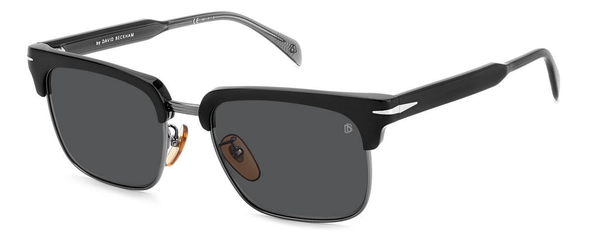 David Beckham DB 1119/G/S Black Dark Ruthenium/ Grey Lens Polarised