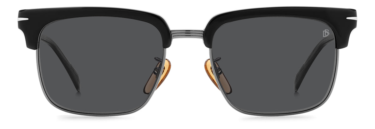 David Beckham DB 1119/G/S Black Dark Ruthenium/ Grey Lens Polarised