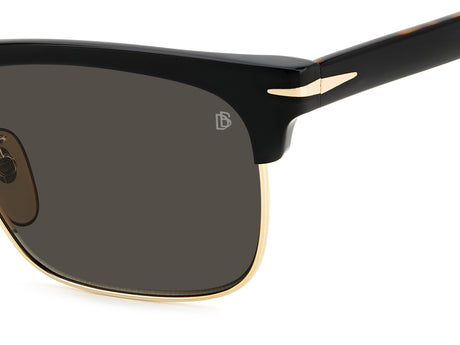David Beckham DB 1119/G/S Black Havana Gold/ Grey Lens