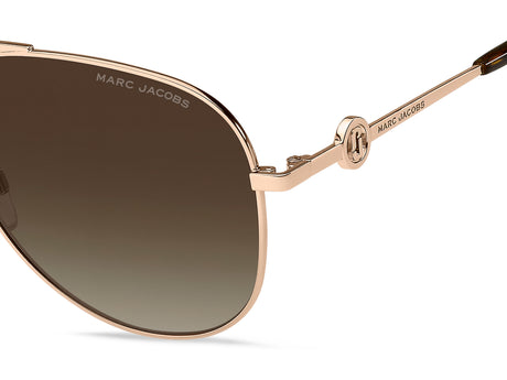 Marc Jacobs MARC 653/S-59-01Q GOLD BRWN HA BROWN SF