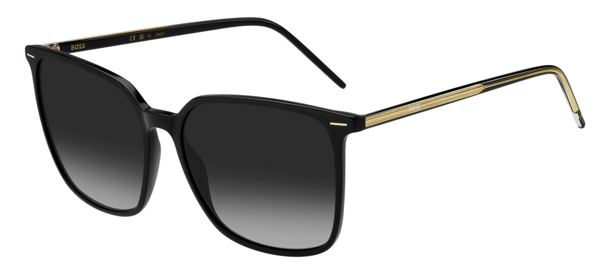 BOSS 1523/S Black/ Dark Grey Shaded