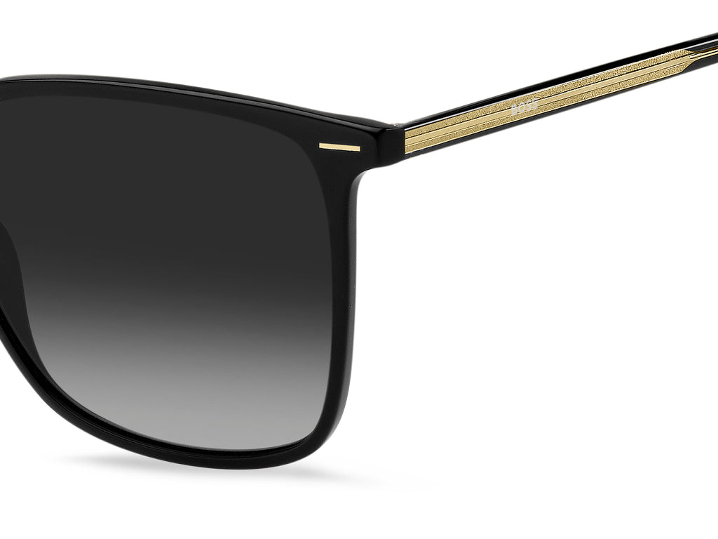 BOSS 1523/S Black/ Dark Grey Shaded