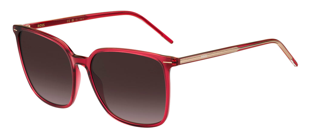BOSS 1523/S Burgundy/ Brown Shaded