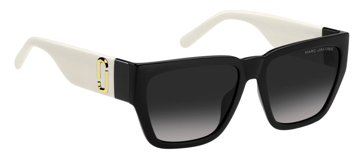 Marc Jacobs MARC 646/S-57-80S BLCK WHTE 9O DARK GREY SF