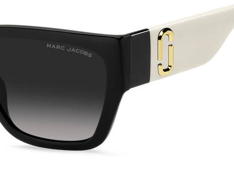 Marc Jacobs MARC 646/S-57-80S BLCK WHTE 9O DARK GREY SF
