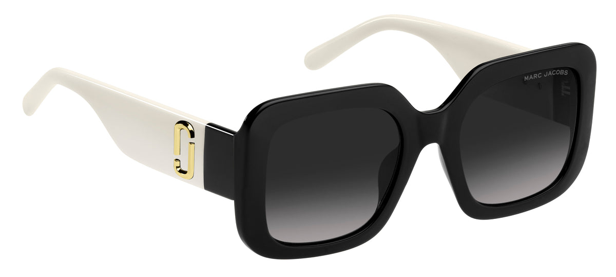 Marc Jacobs MARC 647/S-53-80S BLCK WHTE 9O DARK GREY SF